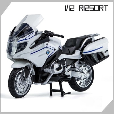 1:12 BMW R1250 RT Alloy Racing Motorcycle Model High Simulation Diecast