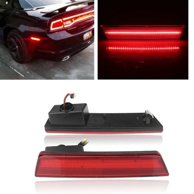 PARA DODGE CHALLENGER 2008-2014 DIODO LUMINOSO LED AL ZEWNATRZ DE PARAGOLPES B  