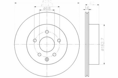 Textar 92144003 диск гальмівна фото №1
