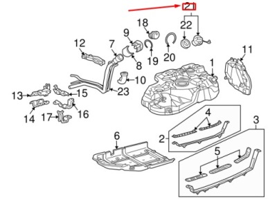 Крышка горловины  топливной  lexus rx xu30 7730048010 оригинальный фото №1