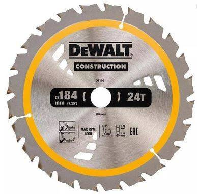 TARCZA DeWalt 184X20MM 24T DC