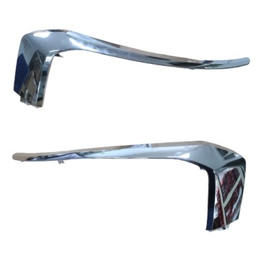 Mitsubishi l200 2018 - молдинг хром бампера p+l фото №1