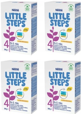 4x MLEKO NESTLE Little Steps 4 mleko następne 500g