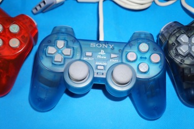 PAD SONY PS One DUALSHOCK 2 CLEAR BLUE ORYGINAŁ