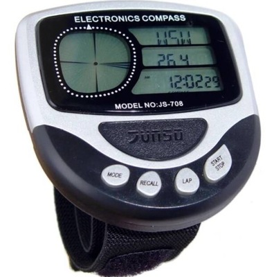 Kompas cyfrowy JS-708 stoper z zegarkiem sportowy SMJ