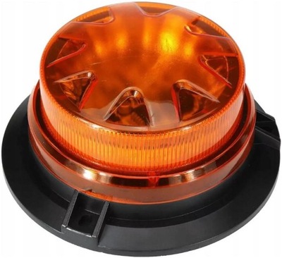 FARO ADVERTENCIA KOGUT BLYSKOWA COLOR NARANJA MAGNES UFO 12/24V 24 DIODO LUMINOSO LED  