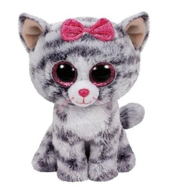 TY BEANIE BOOS KIKI - SZARY KOTEK