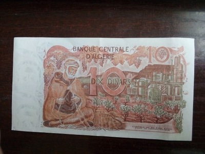 Banknot 10 dinarów Algeria