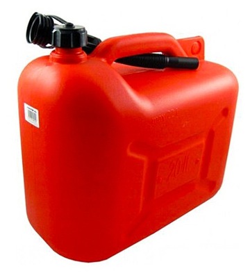 ATEST COMBUSTIBLE ROPA GASOLINA KANISTER PLASTIKOWY 20L  