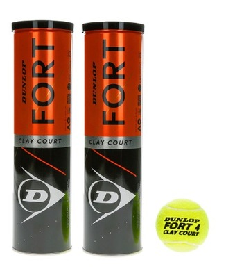 Piłka tenisowa Dunlop FORT CLAY COURT 4 szt.