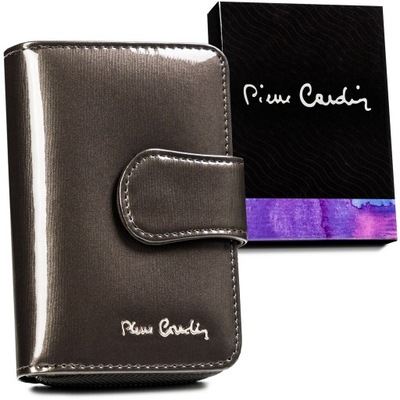 Elegancki portfel skórzany damski Pierre Cardin