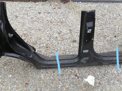 Блок двигателя порог правый audi q7 фото №1