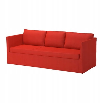 IKEA BRATHULT Pokrycie sofy 3 osobowej czerwony