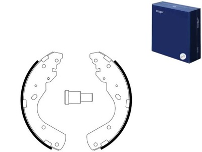 ZAPATAS DE TAMBOR DE FRENADO JUEGO MAZDA B-SERIA 99- TOMEX BRAKES  