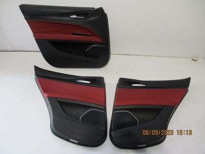 Оббивка двері alfa romeo stelvio передні перед фото №1