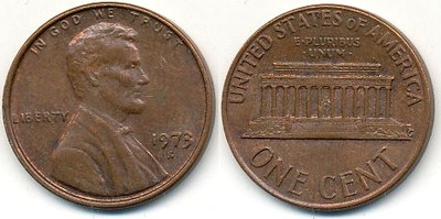USA 1 Cent - 1973r S ... Monety (nr2)