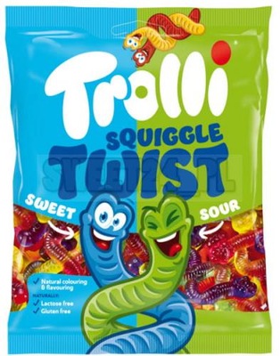 SQUIGGLE TWIST 100g - żelki słodko-kwaśne