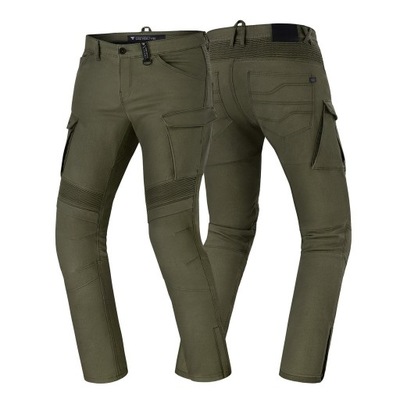 MĘSKIE SPODNIE JEANS SHIMA GIRO 2.0 KHAKI KHK r34L