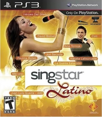 PS3 Singstar Latino Nowa w Folii