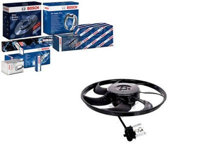 Двигун вентилятор opel astra h 04- bosch фото №1