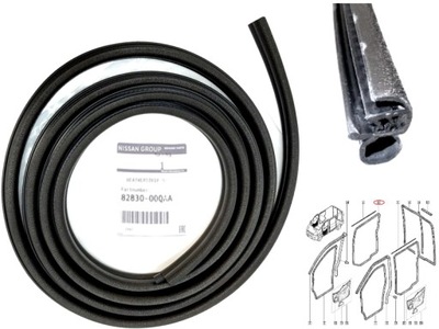 Прокладка дверь раздвижных renault trafic vivaro фото №1