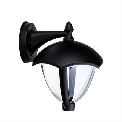 V-TAC LAMPA ELEWACYJNA KINKIET OGRODOWY LATARNIA E27 CZARNY IP44 7047