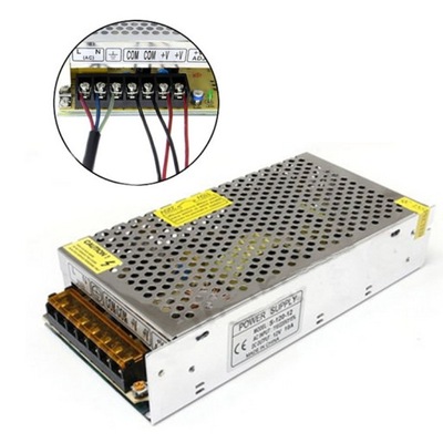 ZASILACZ DO TAŚMY LED OŚWIETLENIA LED TRANSFORMATOR MODUŁOWY 240W 12V IP20