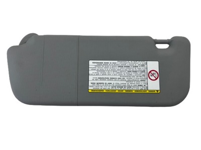 Avensis t27 защита солнцезащитная серая правая фото №1