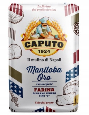 Mąka pszenna Manitoba Oro - Caputo - typ 0, 1 kg