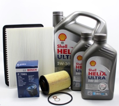 Набір фільтрів+ олія 5w30 kia sportage ii 2.0crdi фото №1