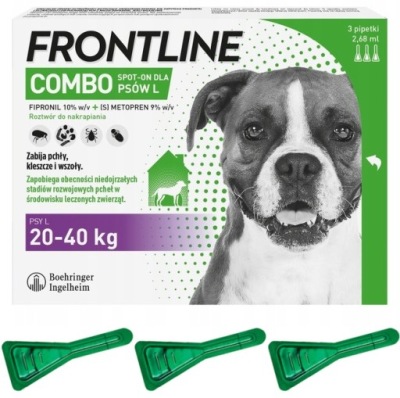 Frontline Combo Spot On L 20-40kg pipeta 3x2,68ml