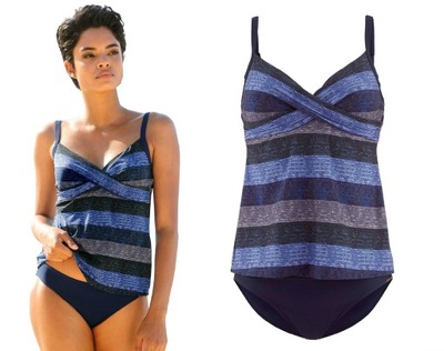 10T Olympia tankini komplet strój kostium kąpielowy dwuczęściowy 44C