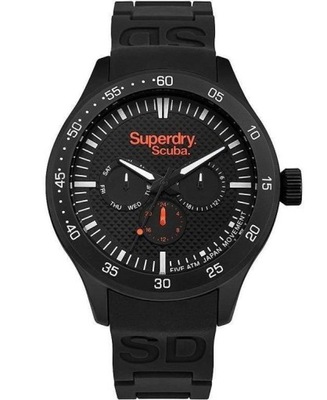 Zegarek SUPERDRY SYG210BB męski czarny sportowy