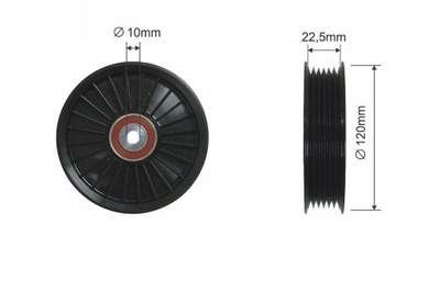 ROLLO TENSOR CORREA WIELOROWKOWEGO NISSAN INTERSTAR OPEL MOVANO VIVARO A  