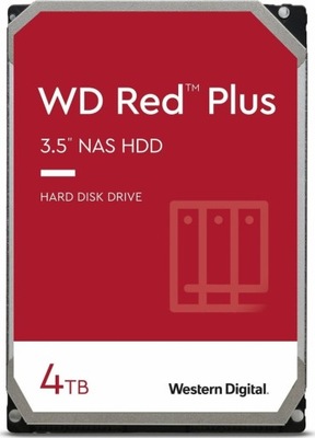 WD Red Plus 4TB HDD 3.5 SATA3 5400 256MB WD40EFPX