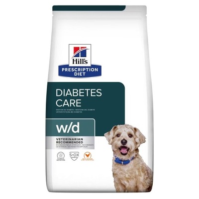 Sucha karma dla psów z cukrzycą nadwagą kamicą HILL'S PD CANINE W/D 10kg