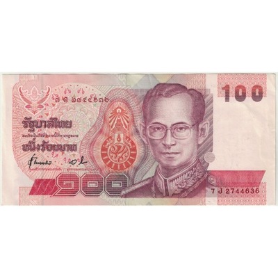 Banknot, Tajlandia, 100 Baht, KM:97, EF(40-45)