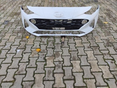 Бампер передний перед hyundai i10 iii 3 19- белый фото №1