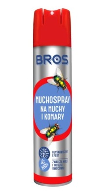 BROS SPRAY na MUCHY MOLE MUSZKI MUCHOSPRAY 400ml