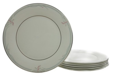 ANTYK - KOMPLET TALERZY VINTAGE Z GOŹDZIKAMI, 6 SZT.- ROYAL DOULTON