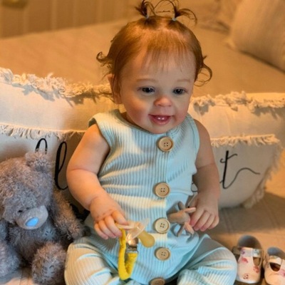 lalka Silicone reborn doll 48cm Obudowa z tkaniny