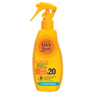 Dax Sun Emulsja do opalania w sprayu SPF 20