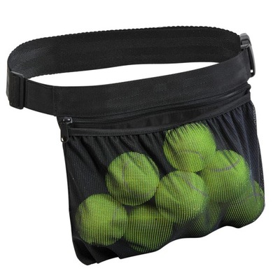 Tennis ball holder, waist bag for