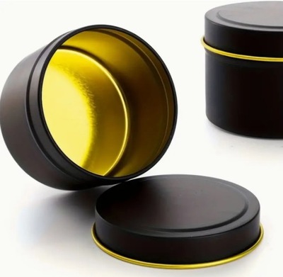 Puszka do Świec Słoik Pojemnik na Świece Metalowy 120ml