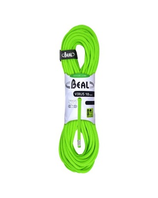 Lina dynamiczna 10mm Beal Virus 60m Solid Green