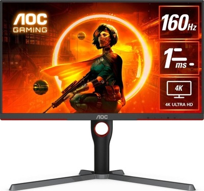 Monitor 27 AOC U27G3X/BK IPS 160 Hz 4K DP HDMI