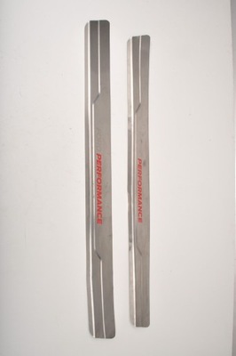 Ford fiesta mk7 накладки порогові комплект performance фото №1