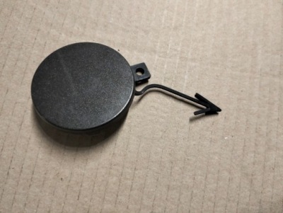 Заглушка фаркоп бампера 3aa807155 passat b7 перед фото №1