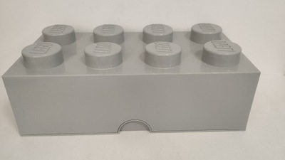 Lego Pojemnik Storage Brick 8 Jasnoszary