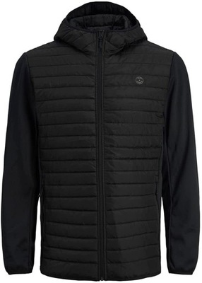 Jack&Jones kurtka męska wiatrówka z kapturem Multi Quilted r. M/L